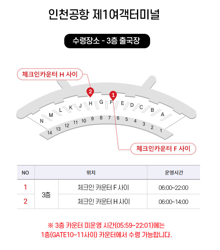 인천공항 1터미널 KT에그 수령처